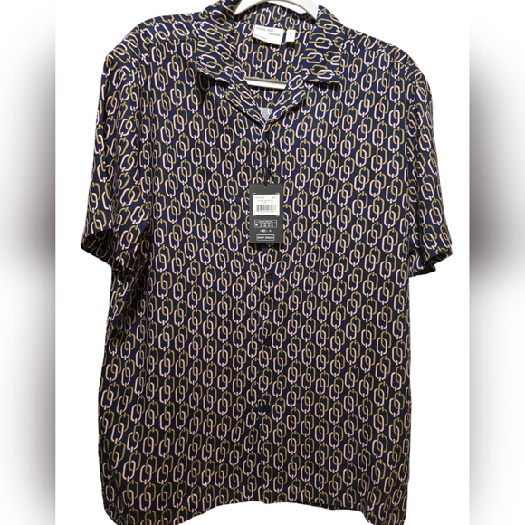 Level Ten Short Sleeve Casual button-down shirt for men size M - Picture 3 of 6